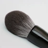 Black single makeup brush, soft and fluffy bristles, shiny black handle, beauty tool wholesale Specification image